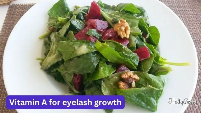Vitamin A for eyelash growth