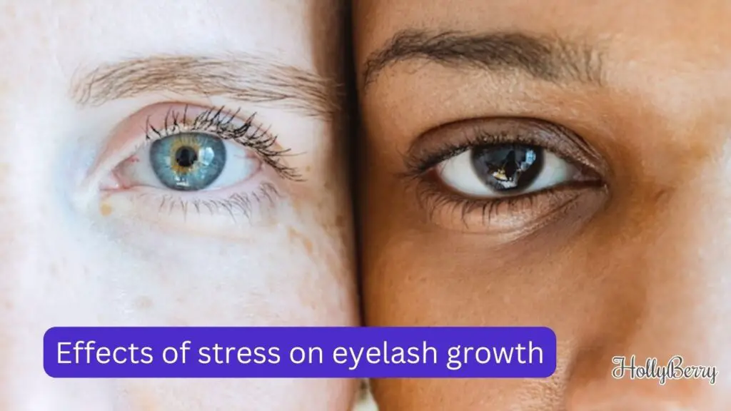 effects of stress on eyelash growth