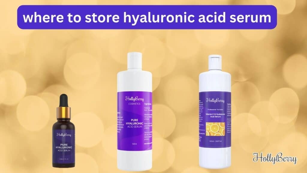 where to store hyaluronic acid serum